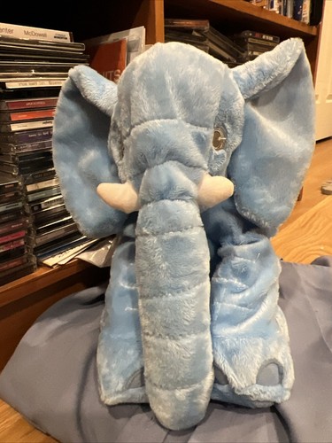 Ikea plush elephant blue - 15",