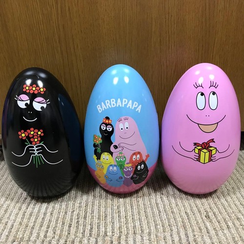 Barbapapa egg can - can, set