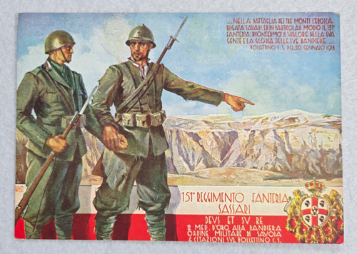 Cartolina reggimentali - cartolina,