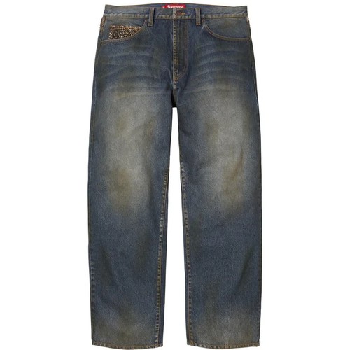 Jeans supreme leopard - jeans, in