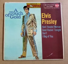 Elvis Presley "A Touch of Gold" original Italian pressing 7" EP vinyl 45