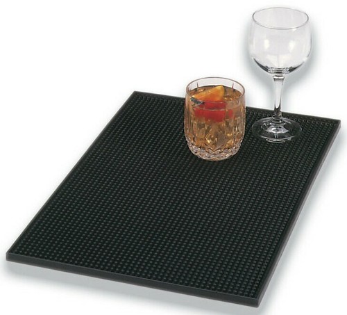 Rubber bar mat black service - bar,