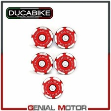 Tappi Telaio 998 Allum lavor CNC Rosso TT99802A Ducabike Ducati 748 1995 > 2003