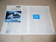 Audio Research Review, 2 pg, convertitore D/A DAC3, CDT1 CD, 1995, info e test