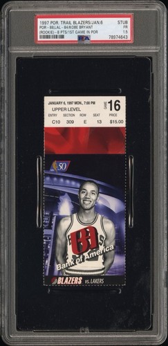 Biglietto kobe bryant rookie - biglietto,