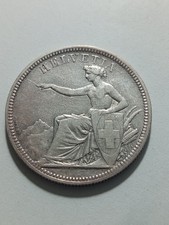 SVIZZERA 5 FRANCHI 1874 B