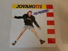 Jovanotti – "For President" LP inserto Yo Productions – IBZ 461200 1 Italy 1988