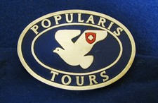 POPULARIS TOURS Agente Viaggi Svizzera Spilla Originale Turismo Helvetic Tours