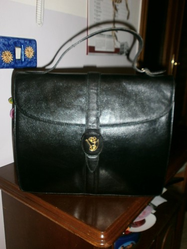 Borsa mano cartella vintage - a,