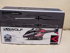 NEW - Flywolf elicottero coassiale doppia lama 3,5 canali infrarossi RC in scatola