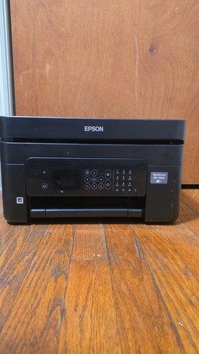 Black epson printer used and - black, printer,