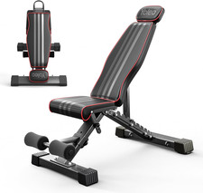 Panca Pieghevole Da 300 Kg, Multifunzione, Con Supporto per Schiena E Testa E Co