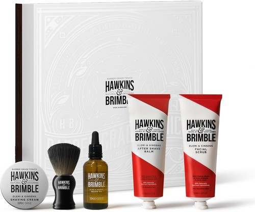 Set crescita barba uomo con