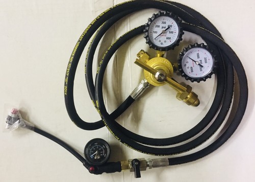 Nitrogen shock regulator fill