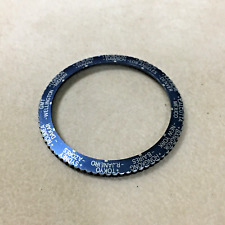 Ghiera orologio, bezel, vintage, ore del mondo in alluminio anni 70