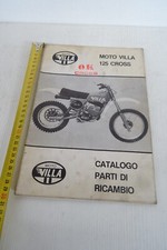Moto cross Villa 125 catalogo parti di ricambio