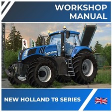 NEW HOLLAND T8 SERIES Repair Manual - ENGLISH - Workshop Service TRACTOR