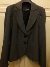 Emporio Armani donna giacca sartoriale classica, taglia 42,lana/cotone, melange