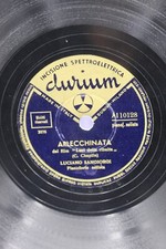 disco vinile 78 giri durium noi due luciano sangiorgi arlecchinata