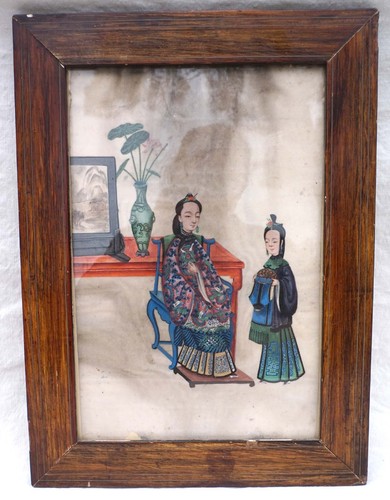 Quadro originale qing consorte - quadro,