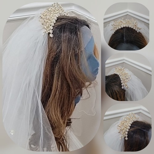 Copricapo sposa vintage - sposa,