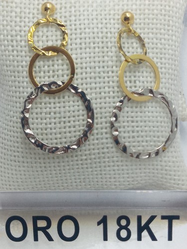 Orecchini oro bianco giallo - oro,