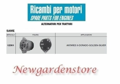 Alternatore 12361 same - 12361,
