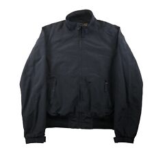 Woolrich Blue Navy Windbreaker Bomber Jacket L