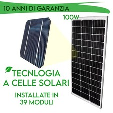 kit fotovoltaico 100W 12V