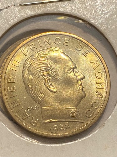 Moneta mondiale monaco - moneta, 1962