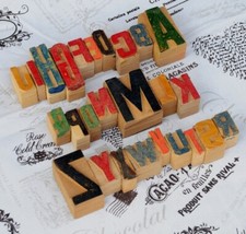 Alfabeto misto A-Z tipografia