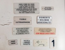 Lotto  di 10 Targhe  F.S