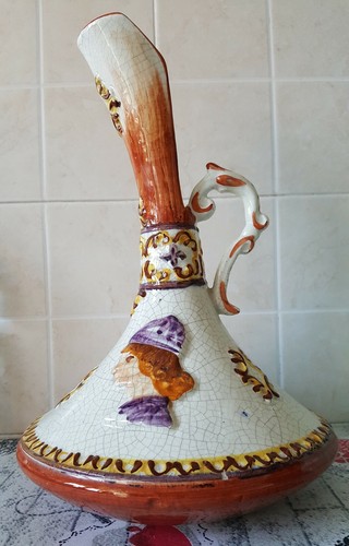 Brocca vintage ceramica deruta - brocca,