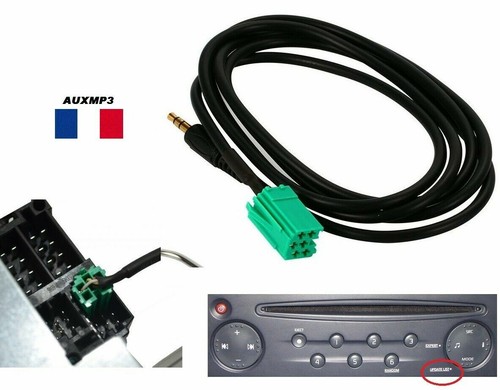 Cable aux mp3 autoradio - cable,