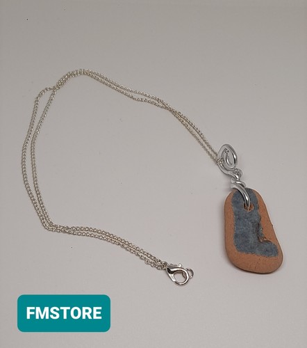 Collana artigianale con - collana,