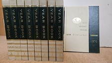 World Book Year Book Set 1968 through 1976, 9 Books, Great Shape, HC