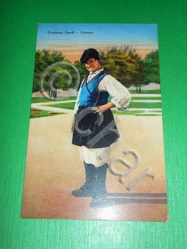 Cartolina costumi sardi - cartolina,