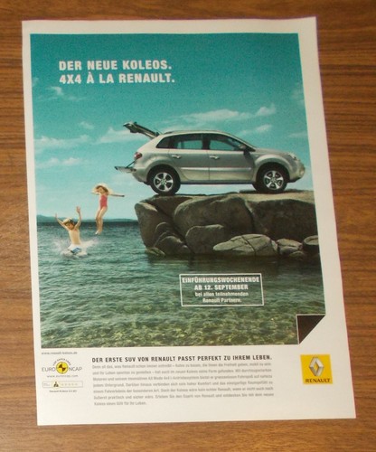 Rara pubblicità renault - rara,