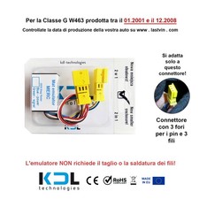 Sedile Tappetino emulatore diagnostico per Mercedes G W463 2001-2008