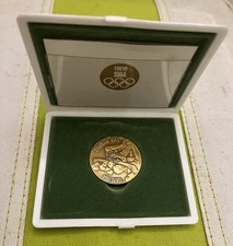 Medaglia Moneta XVIII Olimpiade Di Tokyo 1964 In Metallo Dorato
