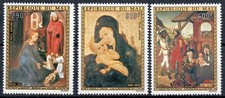 1974 - Mali - Posta aerea, Quadri religiosi 3 val. MNH**