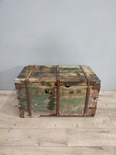 70842 Baule in legno verde