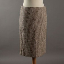 Alexander McQueen Gonna Second Hand Tweed Taglia 44