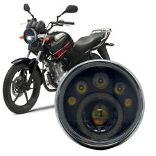 Per Yamaha YBR 125 2005-2013 Gruppo Faro LED 7" Pollici Ricambio Lampada DRL