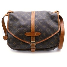 Borsa a tracolla Louis Vuitton Saumur 30 M42256 marrone monogramma vintage au...