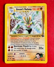 Lotto Carte Pokemon Machamp 6/132 Gym Heroes Holo 