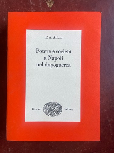 Allum potere e società a - allum,