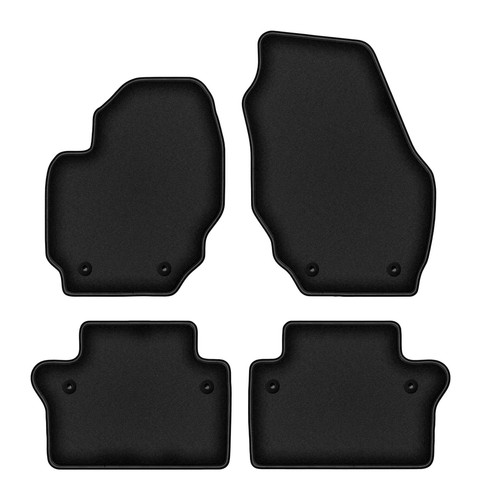 Set tappetini auto velour neri