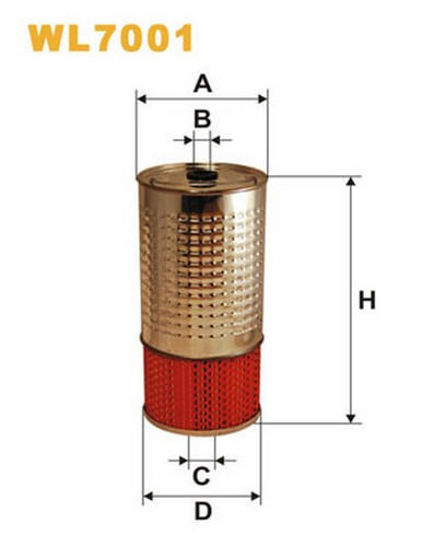 Wl7001 filtro olio per - wl7001,
