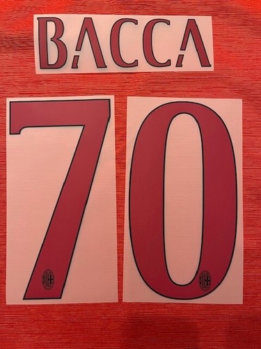 Kit bacca rossonero x - 70,